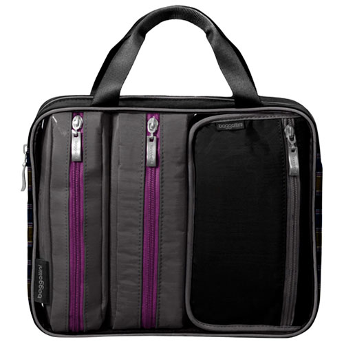 baggallini Travel Trio Cosmetic Bag Black Diamond (TRT917) Clutches