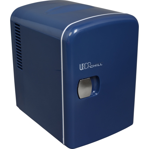 Uber Appliance – Mini réfrigérateur personnel Uber Chill, capacité de 6 canettes pour le bar, la chambre, le bureau ou la chambre d’étudiant,