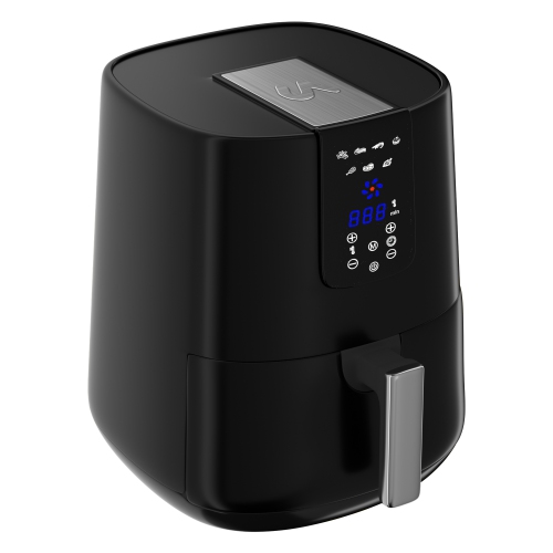 Uber Appliance 5 qt. Digital Programmable Air Fryer in Black