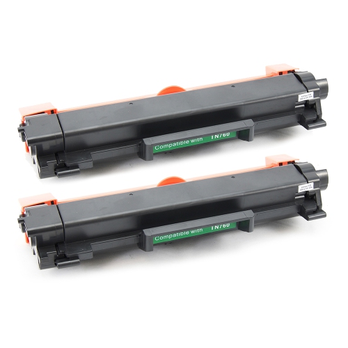 [With Chip] Gotoners™ Generic Packaged Brother New Compatible 2Pack TN760 TN-760 High Yield Black Toner Cartridge For