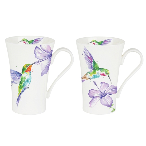 ROY KIRKHAM  Latte Mugs (Set Of 6) - Humming Birds 600Ml