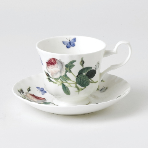 Roy Kirkham Teacup and Saucer Set of 2 - Palace Garden