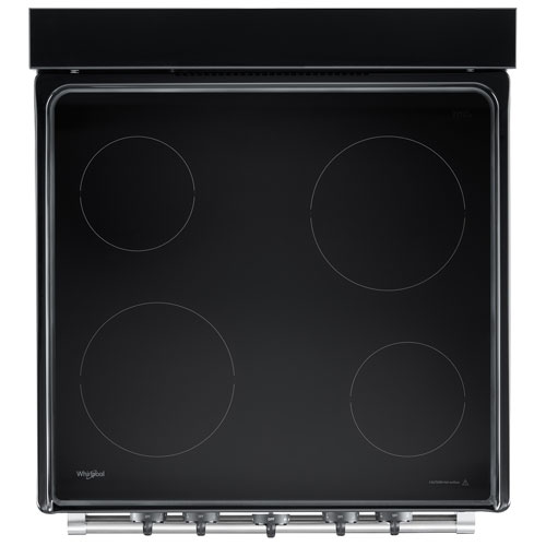 Whirlpool 24" 3.0 Cu. Ft. Freestanding Electric Range (YWFE50M4HS) - Stainless Steel