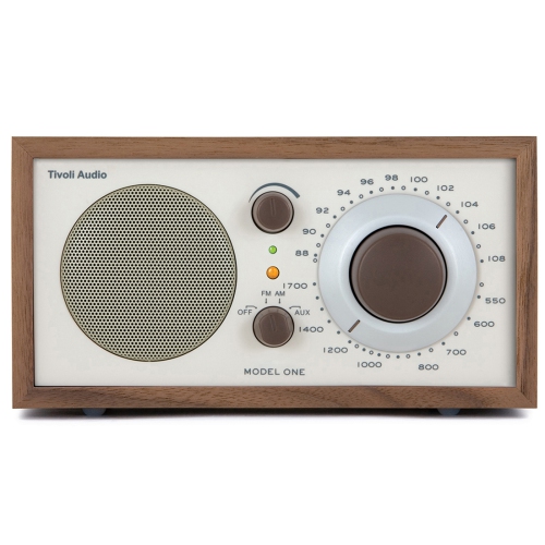 Tivoli Audio Model One tuner Radio in Classic Walnut/Beige