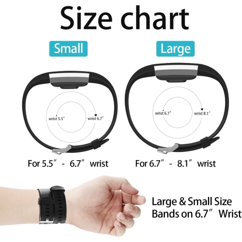 navor Replacement Compatible for Fitbit Charge 2 Bands, Adjustable Replacement Sport Strap Smartwatch Fitness Wristband