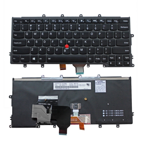 LENOVO  Thinkpad English Backlit Keyboard for X230, X240, X250, X260, X270 Models - Brand New Replacement