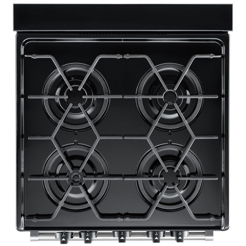 Cuisinière autonome à gaz autonettoyante 24 po 3 pi³ de Whirlpool - Acier inoxydable