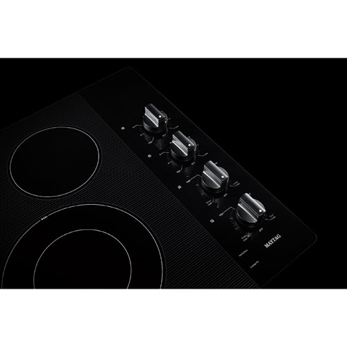 Maytag 30" 4-Element Electric Cooktop - Black