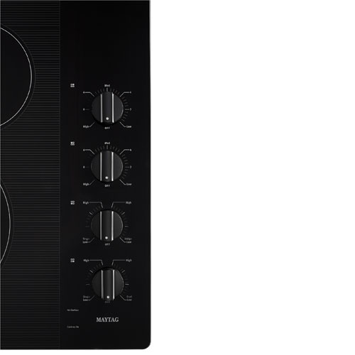 Maytag 30" 4-Element Electric Cooktop - Black