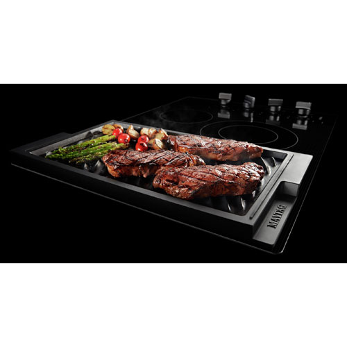 Maytag 30" 4-Element Electric Cooktop - Black
