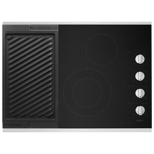 Surface de cuisson électrique lisse de 30 po de Maytag - Acier inoxydable