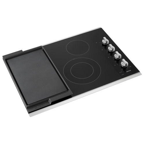 Maytag 30" 4-Element Electric Cooktop - Stainless Steel