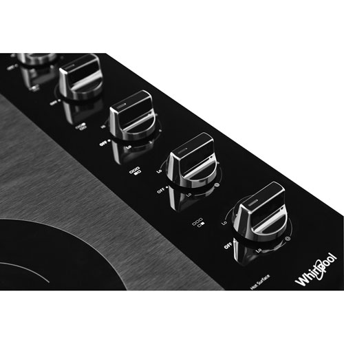 Whirlpool 30" 5-Element Electric Cooktop (WCE77US0HB) - Black