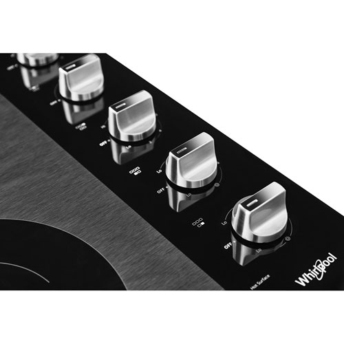 Whirlpool 30" 5-Element Electric Cooktop (WCE77US0HS) - Stainless Steel