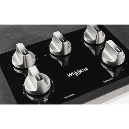 Whirlpool 36" 5-Element Electric Cooktop (WCE77US6HS) - Stainless Steel