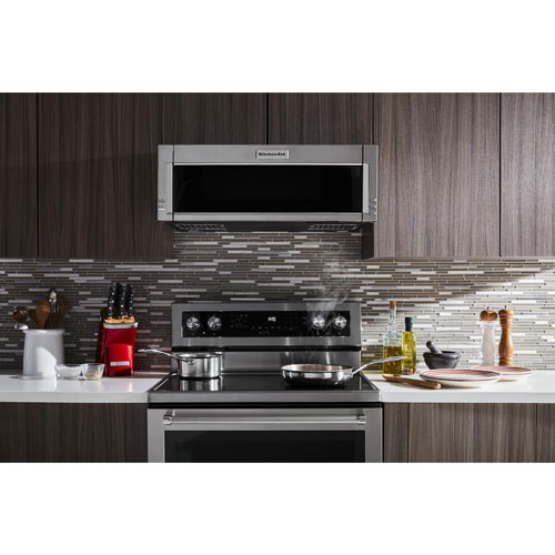 Kitchenaid 30" Over-The-Range Microwave Hood Combo - 1.1 Cu. Ft. - Stainless Steel