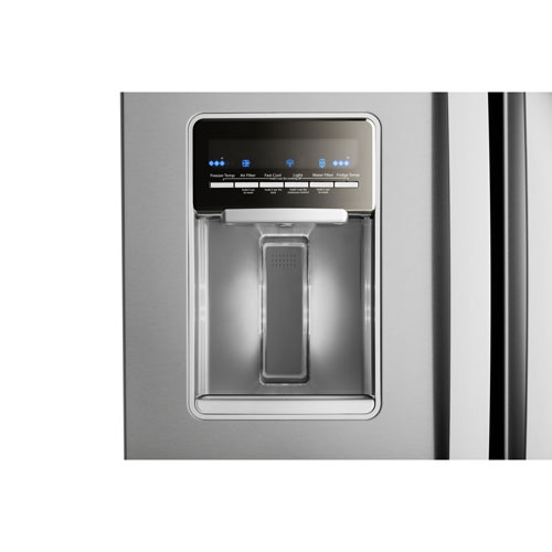 30 inch french door refrigerator with water and ice dispenser