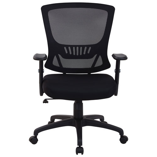 Work Smart EMH Polyester Task Chair - Black