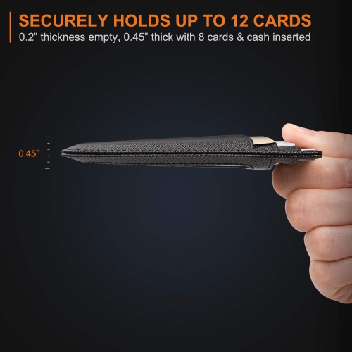 Slim Minimalist Leather Wallets for Men & Women