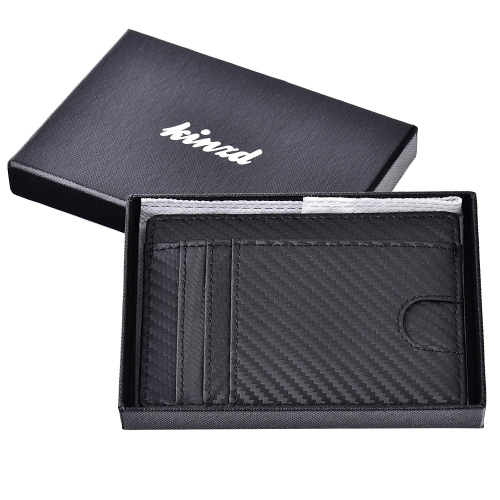 Slim Wallet RFID Front Pocket Wallet Minimalist Secure Thin Credit Card Holder