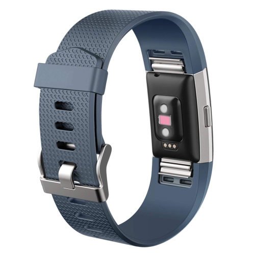 Compatible Fitbit Charge 2 Band, Soft TPU Replacement Bands Fitness Sport Strap, Small