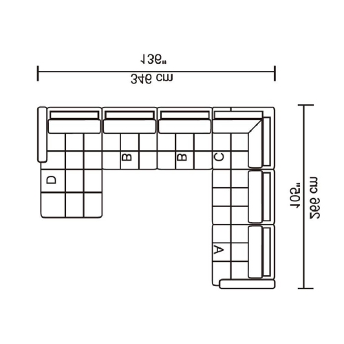 Husky® Leggo Sectional Sofa - LHS Chaise – Grey
