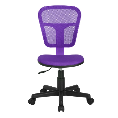 Swiveling Mesh Mid-back Student Task Chair(Purple)