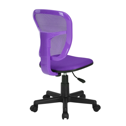 Swiveling Mesh Mid-back Student Task Chair(Purple)
