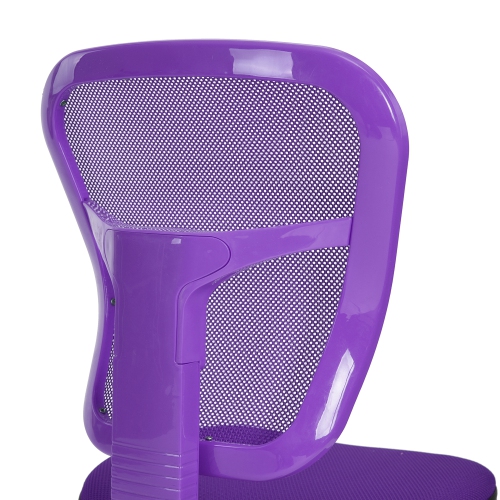 Swiveling Mesh Mid-back Student Task Chair(Purple)