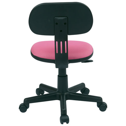 OSP Designs 499 Low-Back Polyester Student Task Chair - Pink