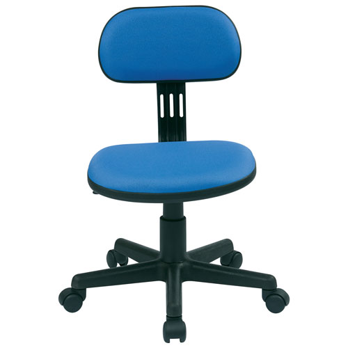 OSP Designs 499 Low-Back Polyester Student Task Chair - Blue
