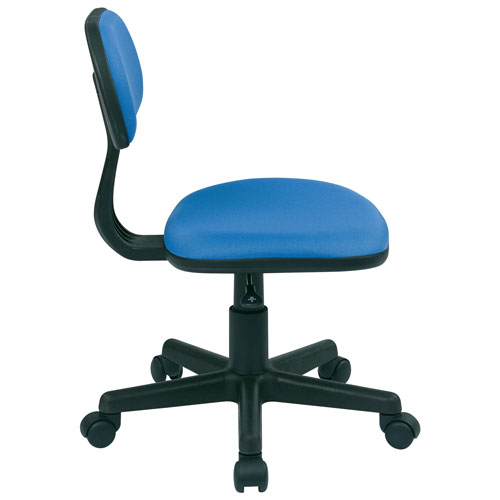 OSP Designs 499 Low-Back Polyester Student Task Chair - Blue