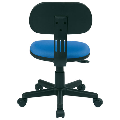 OSP Designs 499 Low-Back Polyester Student Task Chair - Blue
