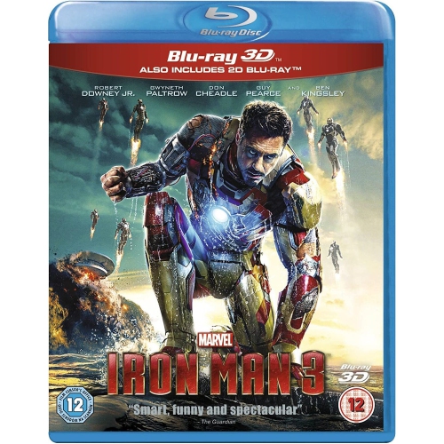 MARVEL  Iron Man 3 (Blu-Ray 3D)