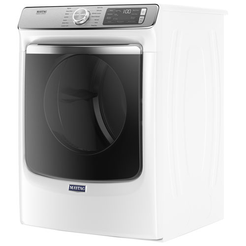 Sécheuse électrique à vapeur de 7,4 pi³ de Maytag - Blanc