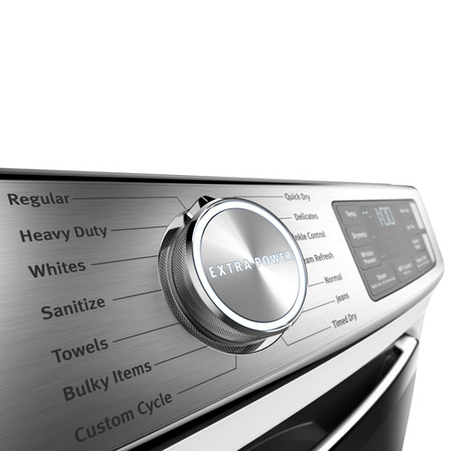 Sécheuse électrique à vapeur de 7,4 pi³ de Maytag - Blanc