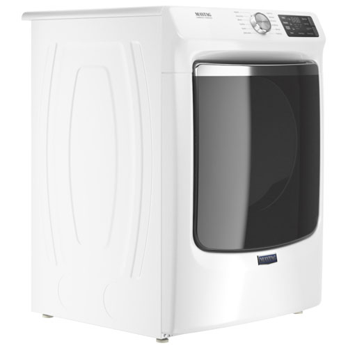 Maytag 7.4 Cu. Ft. Gas Steam Dryer - White