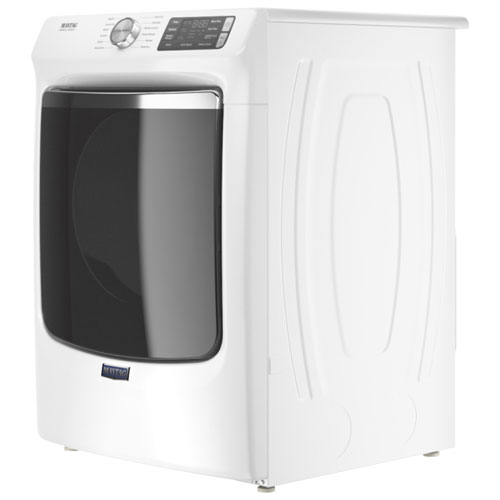 Maytag 7.4 Cu. Ft. Gas Steam Dryer - White