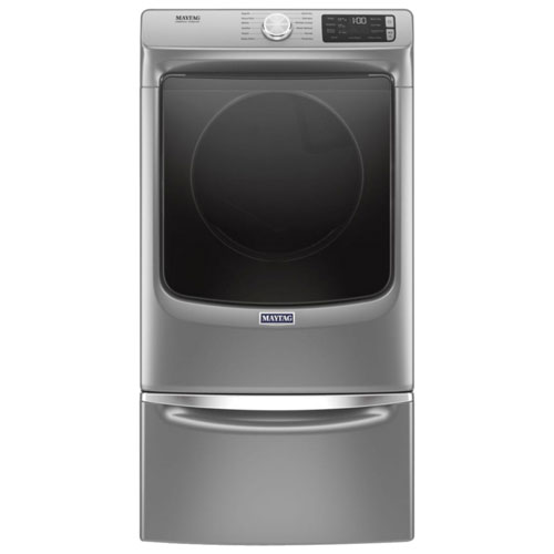 Maytag 7.4 Cu. Ft. Gas Steam Dryer - Chrome Shadow