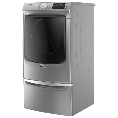Maytag 7.4 Cu. Ft. Gas Steam Dryer - Chrome Shadow