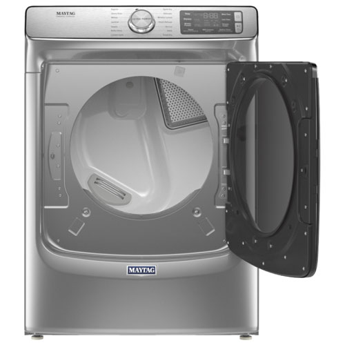 Maytag 7.4 Cu. Ft. Gas Steam Dryer - Chrome Shadow