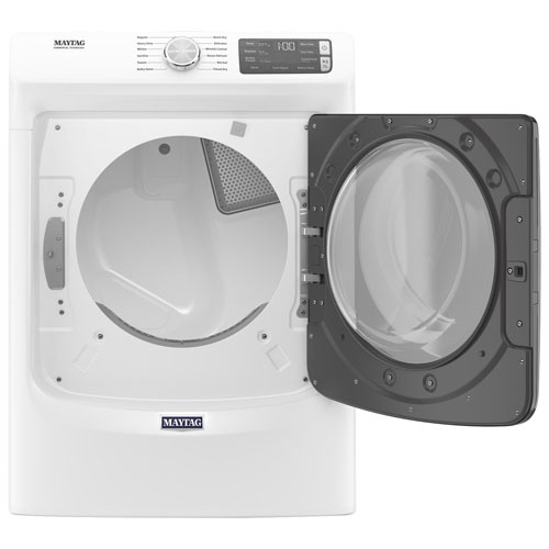 Maytag 7.4 Cu. Ft. Electric Steam Dryer - White