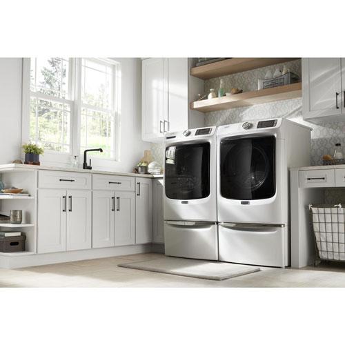 Maytag 7.4 Cu. Ft. Electric Steam Dryer - White