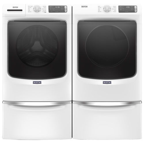 Sécheuse électrique de 7,4 pi³ de Maytag - Blanc