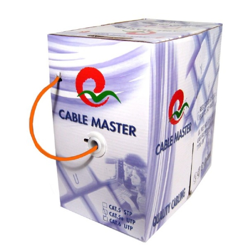 1000' Solid - CAT6 Network Cable - FT4/CMG - Orange - TechCraft