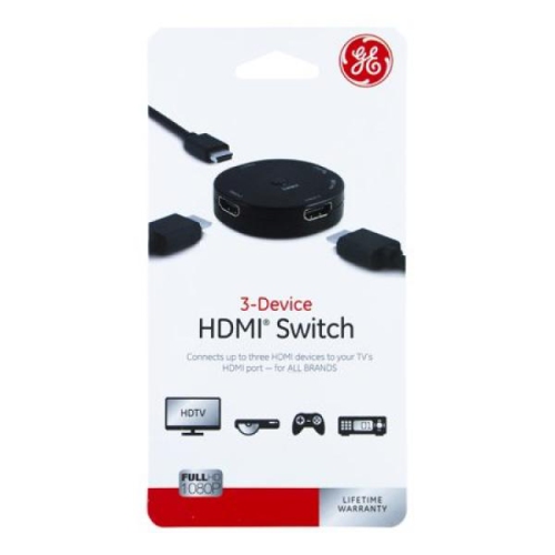 GE 3-way HDMI Switch