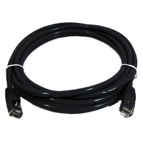 Câble réseau UTP CAT5e de 15 pi - Noir - TechCraft