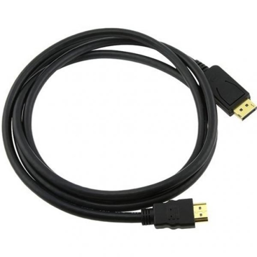 3' DisplayPort Male to HDMI Male Cable - TechCraft