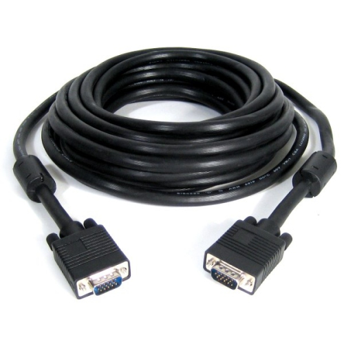 10' High Resolution Coax VGA Cable with Ferrite - TechCraft