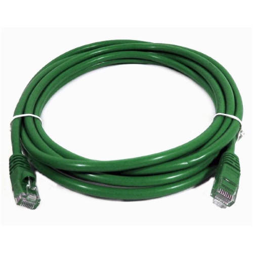25' CAT5e UTP Network Cable - Green - TechCraft